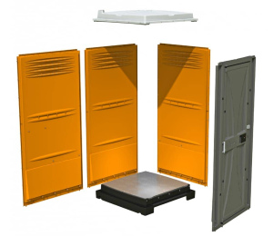 Universāla mobilā kabīne-ģērbtuve CUBE